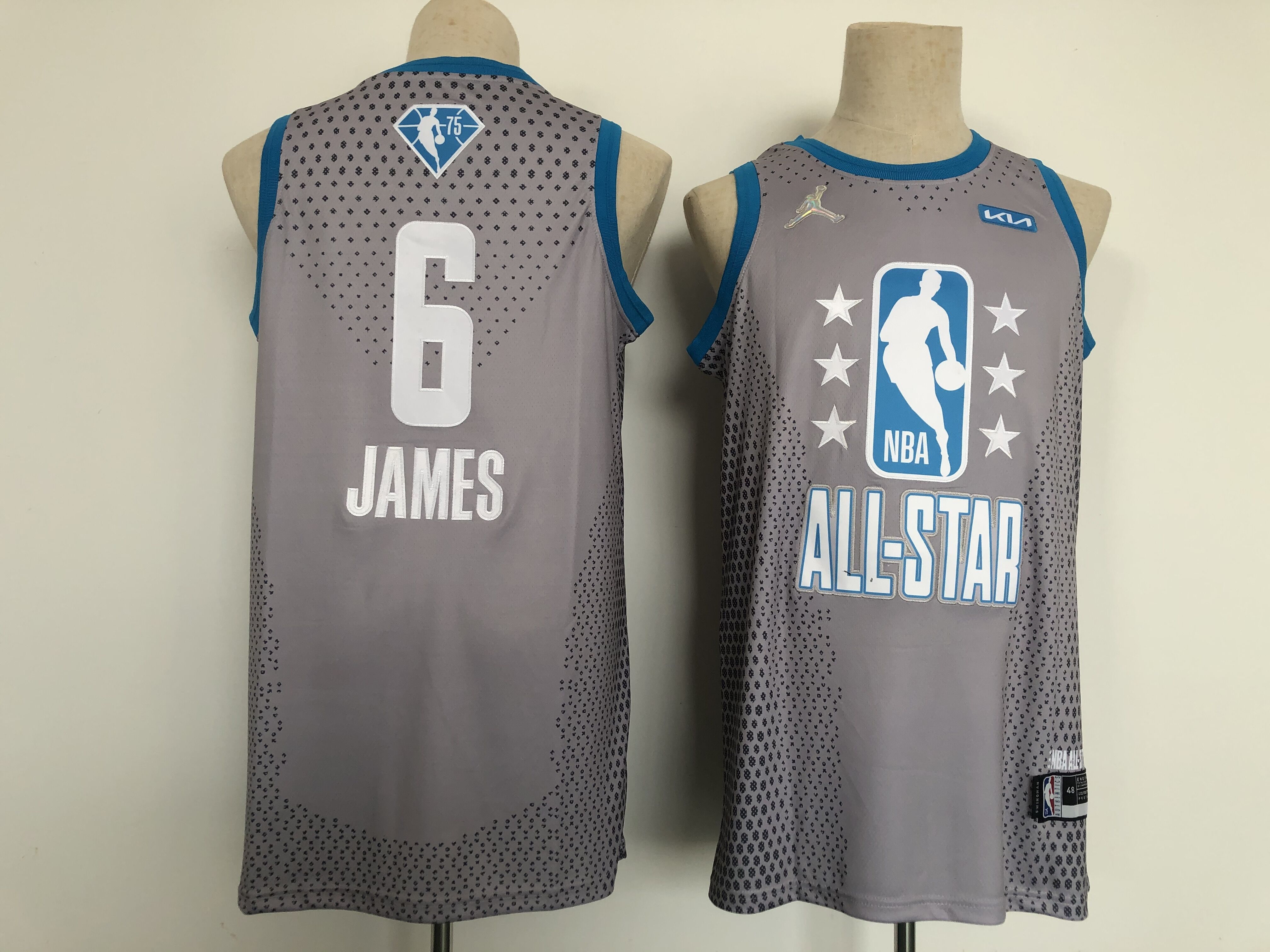 Men Los Angeles Lakers #6 James Grey 2022 All Star NBA Jersey->arizona diamondback->MLB Jersey